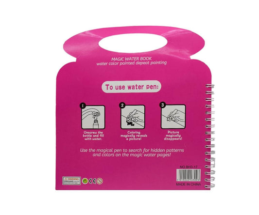 Cartoon Theme Reusable Magic Doodle Pen Water Painting Book